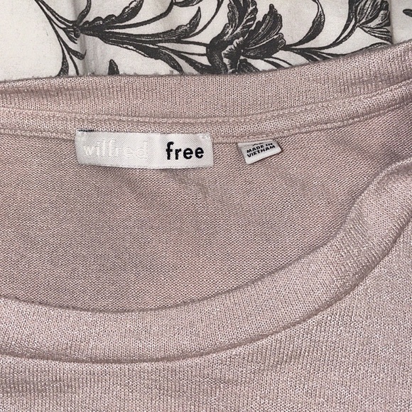 WILFRED FREE X ARITZIA wrap knit long sleeve top - Picture 3 of 4